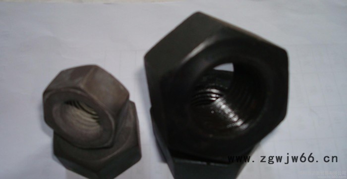 紧固件 m20六角螺母 加厚 4.8级螺帽、现货直销本色螺母图3