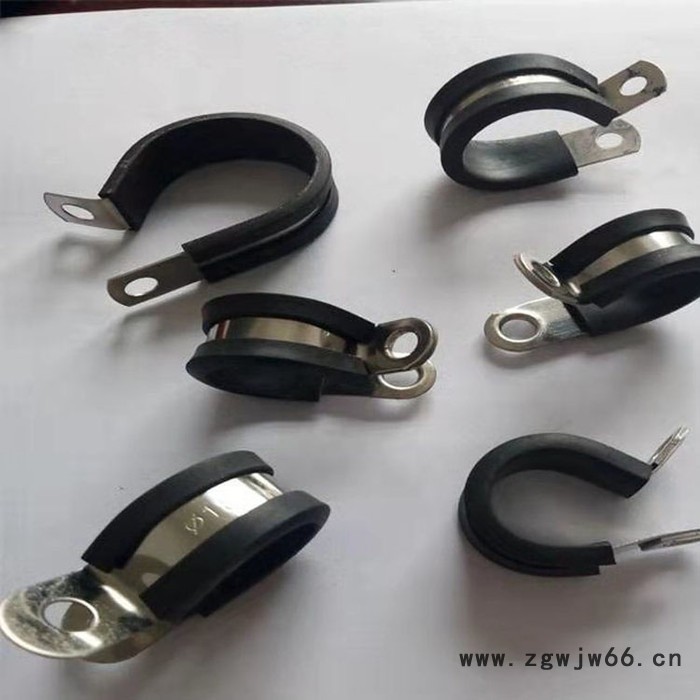 众鹏 专业生产 软轴固定夹支架 镀锌包胶卡箍  电缆固定夹 波纹管等紧固件图3