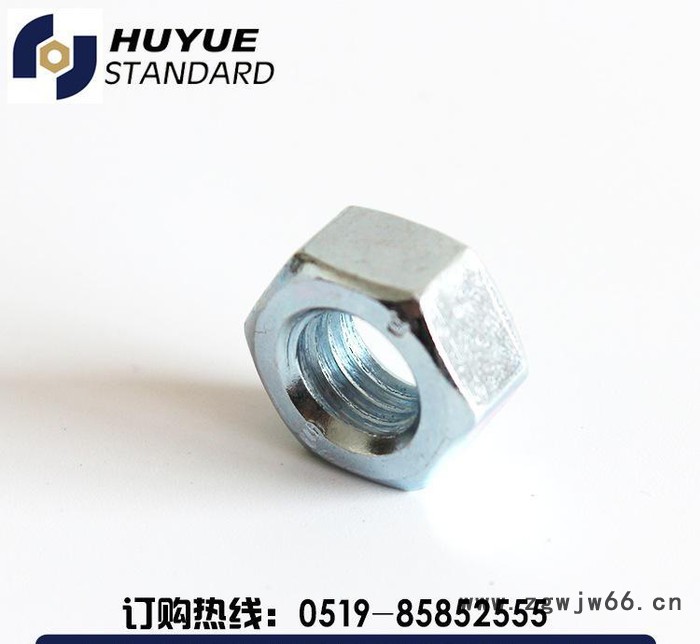 虎跃标准件紧固件普通六角螺帽 国标六角螺母外镀锌M3-M20图3