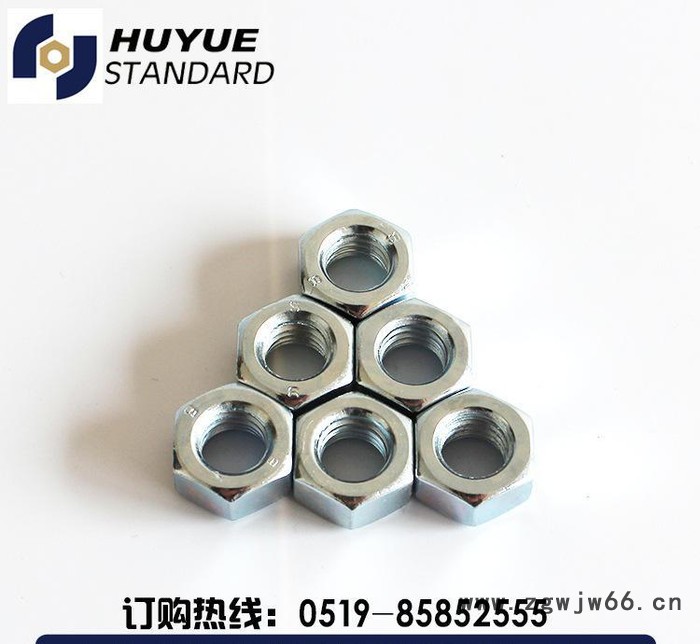 虎跃标准件紧固件普通六角螺帽 国标六角螺母外镀锌M3-M20图2