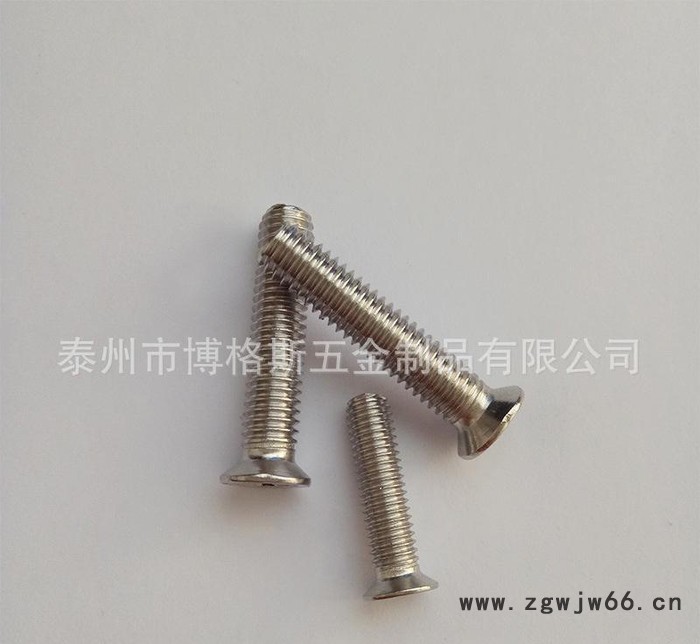 不锈钢十字沉头螺栓 十字槽沉头螺丝平头螺丝 螺栓标准紧固件图3