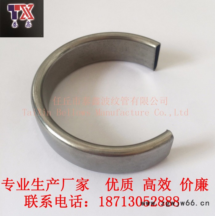 泰鑫YA100-4MPa 非标定制不锈钢弹簧管图4