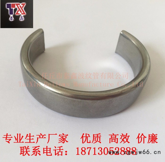 泰鑫YA100-4MPa 非标定制不锈钢弹簧管图2