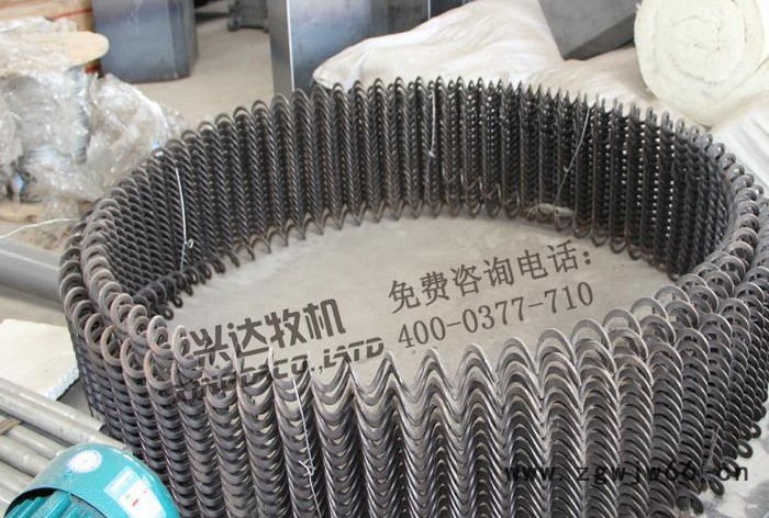 南非进口料线专用螺旋弹簧绞龙 自动化肉鸡养殖设备直销图3