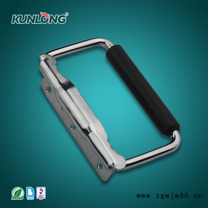 尚坤SK4-023不锈钢复位拉手 弹簧折叠拉手 自动回位拉手 小型集装箱拉手图2