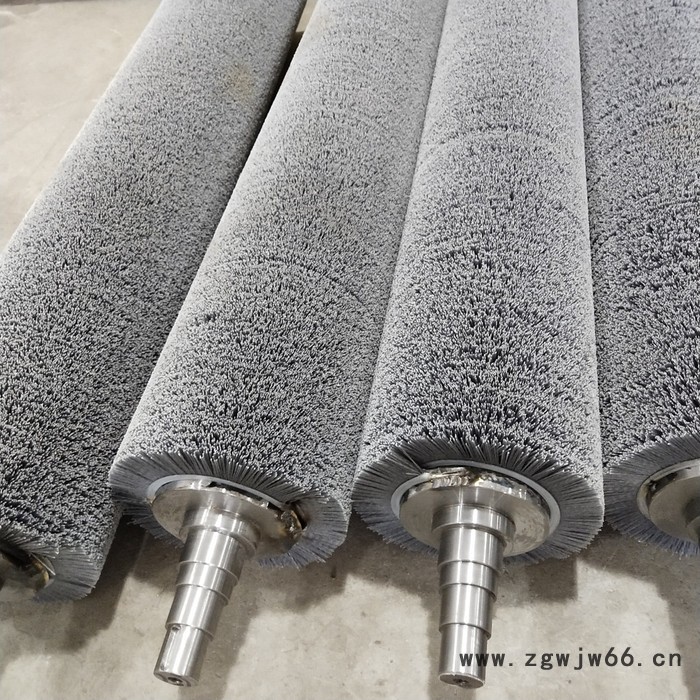 【昊鑫刷业】工业磨料丝刷辊弹簧研磨刷辊金刚砂磨料丝毛刷辊杜邦丝磨料刷辊图3