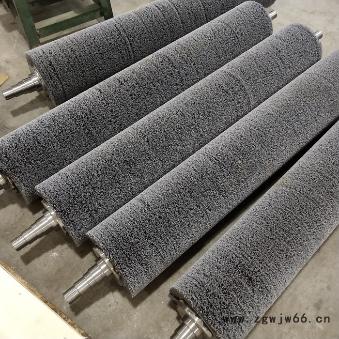 【昊鑫刷业】工业磨料丝刷辊弹簧研磨刷辊金刚砂磨料丝毛刷辊杜邦丝磨料刷辊图5