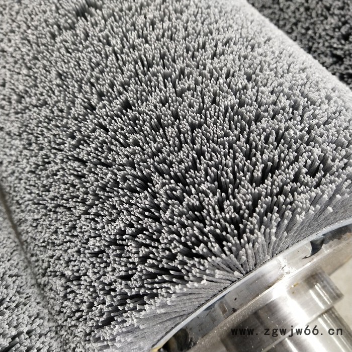 【昊鑫刷业】工业磨料丝刷辊弹簧研磨刷辊金刚砂磨料丝毛刷辊杜邦丝磨料刷辊图2