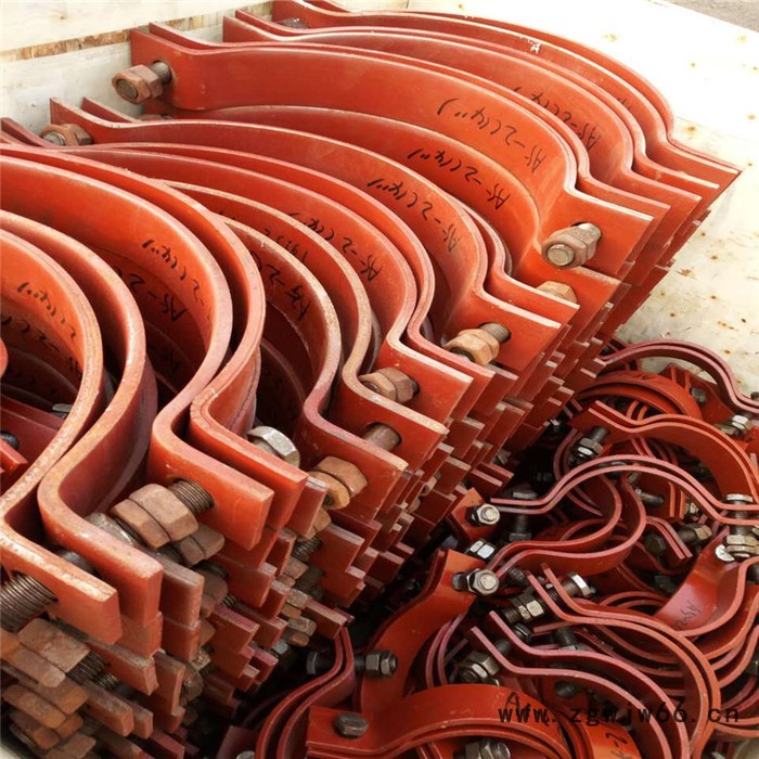 齐鑫D10 管夹 整定弹簧支吊架 立式可变弹簧支吊架 管道弹簧支吊架图3