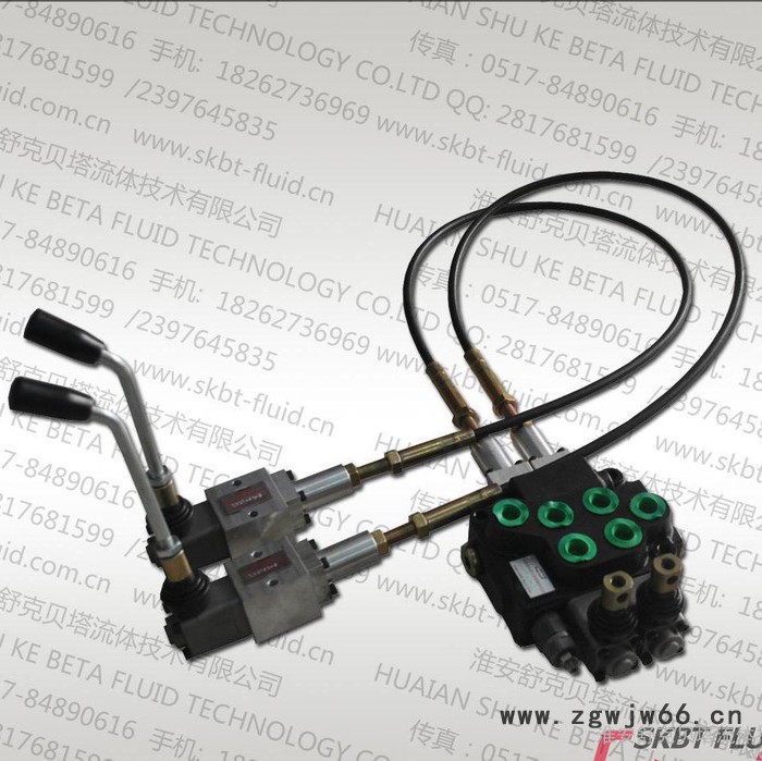 SKBT40-2OT-1.2米(弹簧复位）系列软轴控制多路阀图4