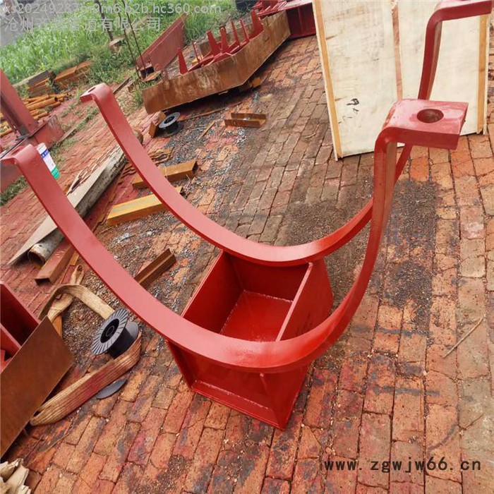 横担弹簧用焊接管座D13   沧州齐鑫 支吊架厂家图2