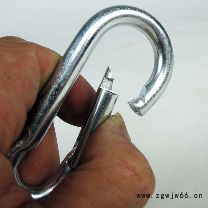 泰骏紧固件供应登山扣 安全钩 快挂攀岩速降主锁弹簧钩 登山扣安全钩 质量可靠 价格实惠图4