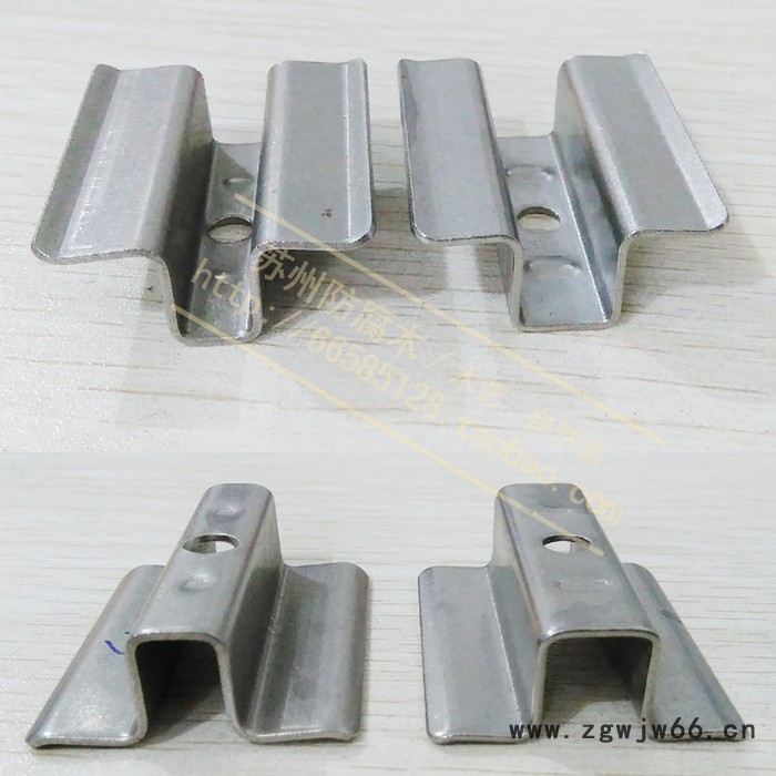 户外防腐木地板扣件 不锈钢卡扣 龙骨地板连接卡件 紧固件 大号图3