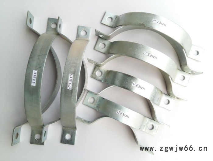 冷镀拉线抱箍、冷热镀锌线缆紧固件电力通讯架线电线杆124