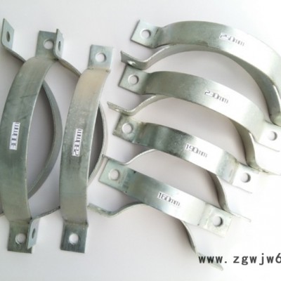 冷镀拉线抱箍、冷热镀锌线缆紧固件电力通讯架线电线杆124