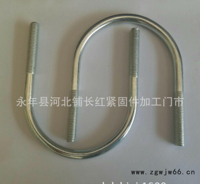 紧固件专业生产M6-M36镀锌U型螺栓 4分—20寸U型卡图2