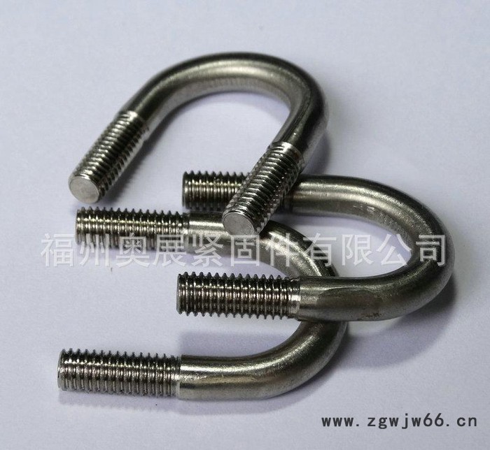 304不锈钢U型螺栓8乘35 U型螺栓螺丝紧固件 奥峰非标件