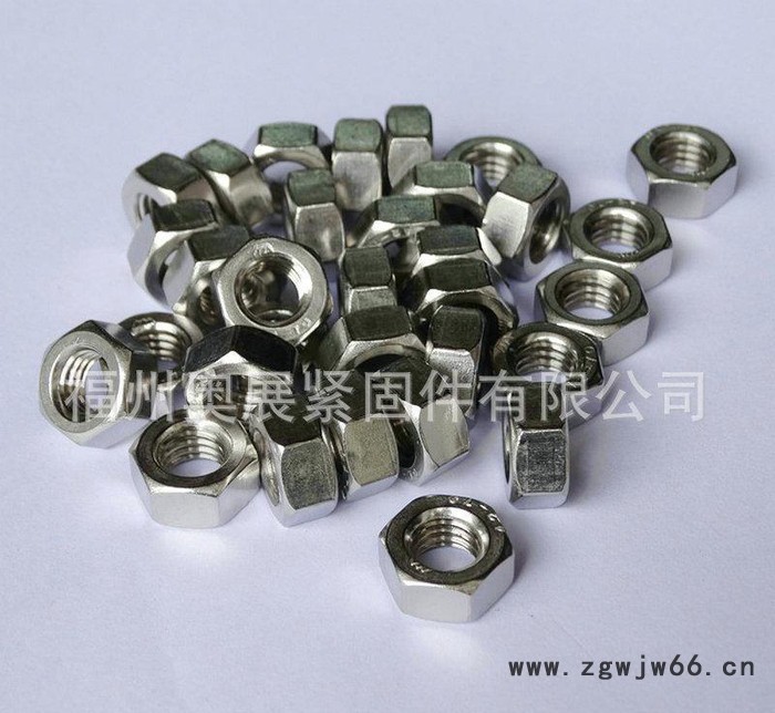 DIN934M8不锈钢螺母 现货加厚不锈钢螺母 紧固件螺帽不图2