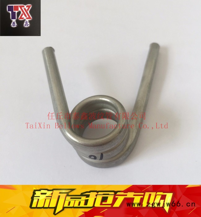 泰鑫 YA100-10MPa  非标定制不锈钢弹簧管图3