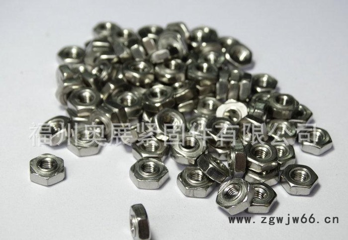 304不锈钢点焊螺母M3 不锈钢螺母螺帽紧固件 奥峰焊接螺母图2
