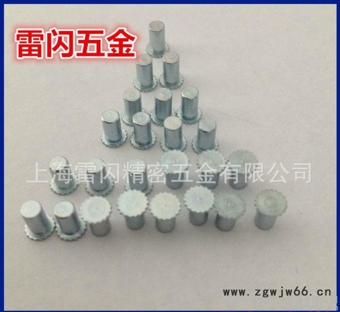 直销紧固件螺丝非标花齿铆钉4.5*5.8组合螺丝轴不锈钢垫片卡簧图3