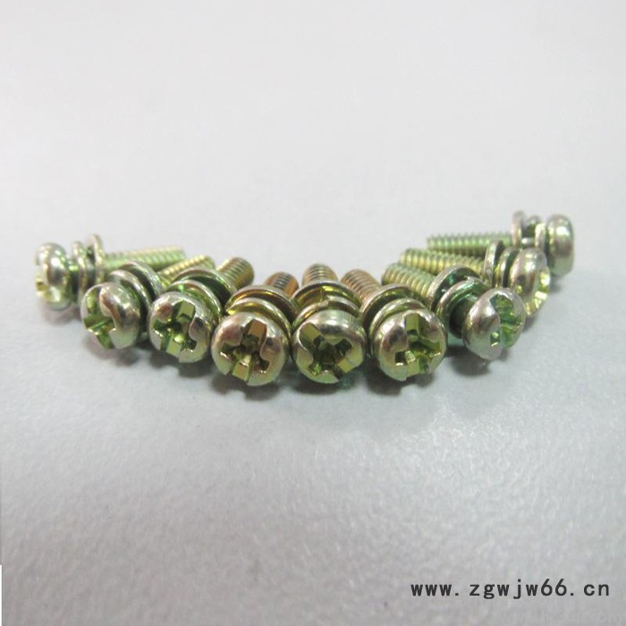 组合件及连接副、自升紧固件、螺钉平垫弹垫三组合件、双元螺丝、现货供应图2