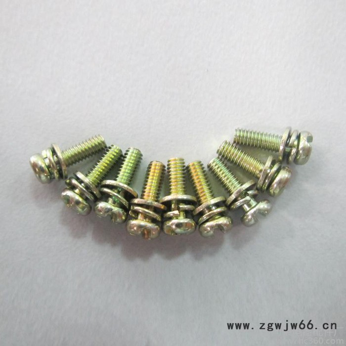 组合件及连接副、自升紧固件、螺钉平垫弹垫三组合件、双元螺丝、现货供应图3