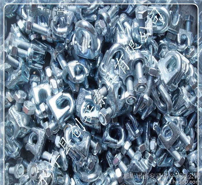 现货玛钢卡头 钢丝绳卡头**玛钢卡头 创安索紧固件造