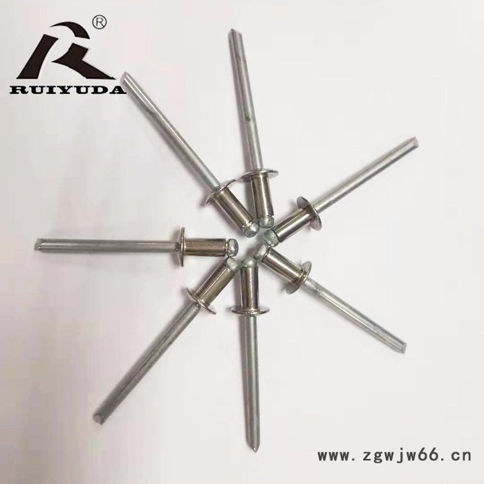 半不锈钢圆头拉钉 紧固件现货 可定制抽芯铆钉 RUIBK1-4.0×8 不锈钢拉钉图3