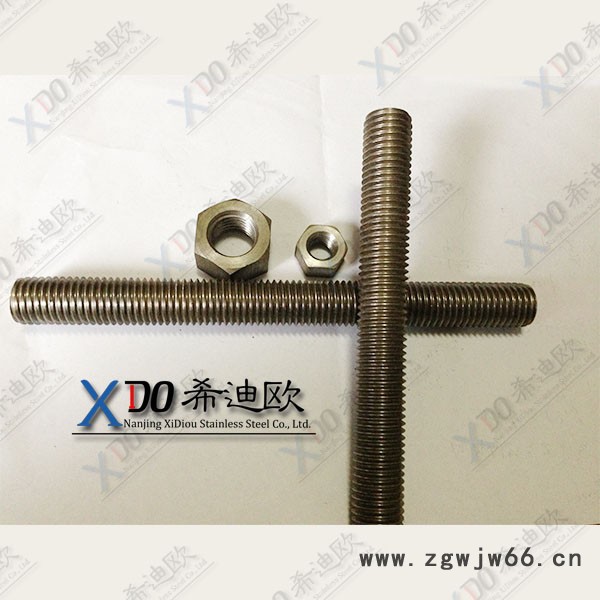 合金718、alloy718、GH4169、2.4668 牙条 螺杆 丝杆 螺柱紧固件图2