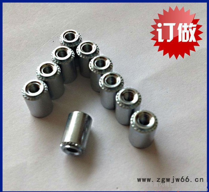 直销紧固件非标S-M3-9压铆螺母半空心铆钉手拧螺丝图3