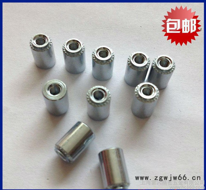 直销紧固件非标S-M3-9压铆螺母半空心铆钉手拧螺丝图2