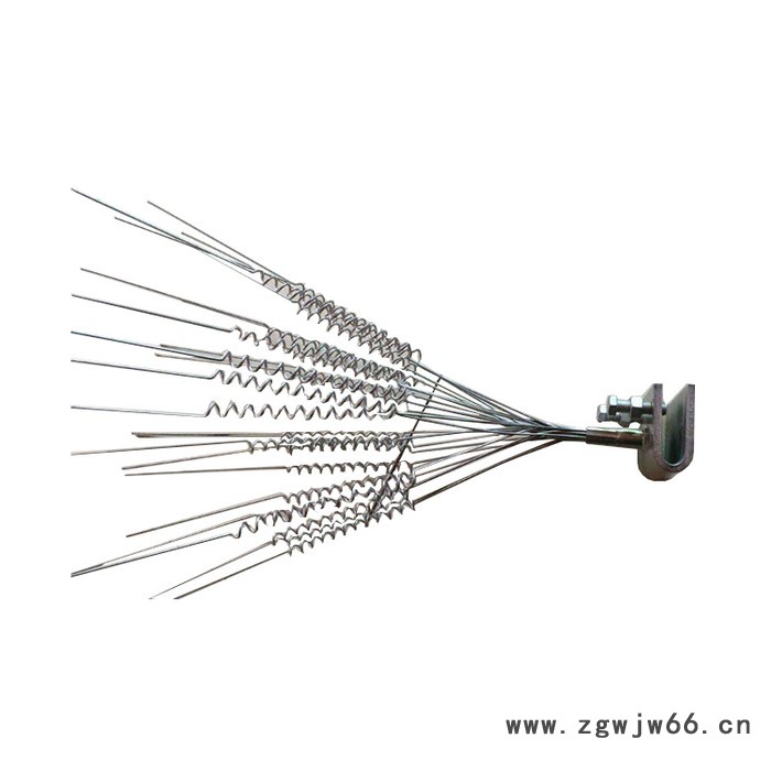 中旺防鸟刺 螺旋式驱鸟刺 弹簧丝鸟刺图2