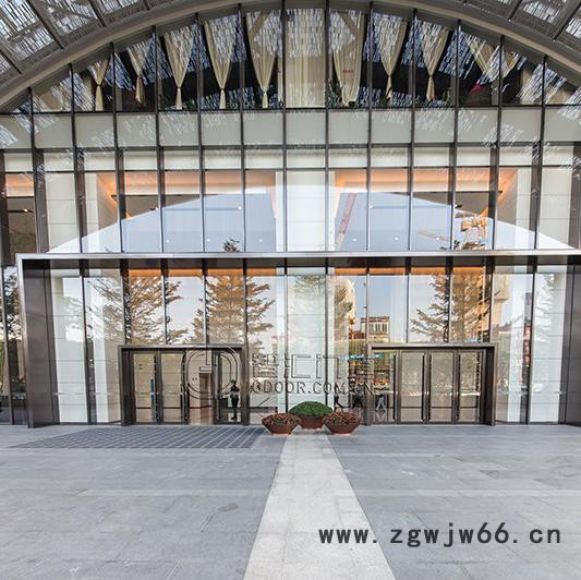智汇门道 地弹门 店铺玻璃门 玻璃地弹门 地弹簧门 玻璃平开门图4