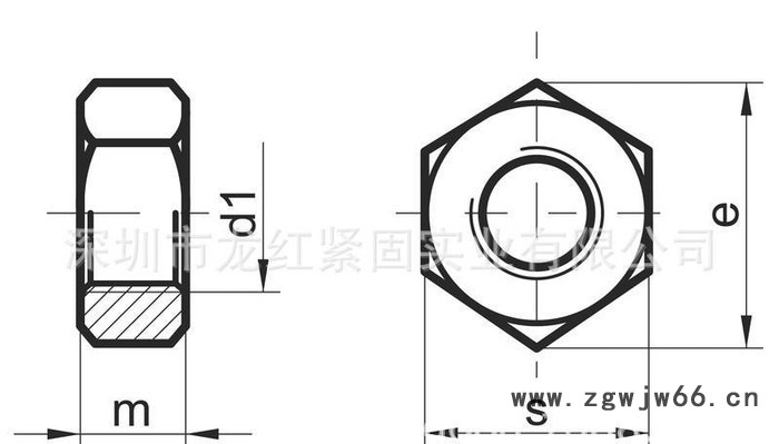 现货 六角螺母 不锈钢紧固件 304不锈钢六角螺母 螺丝帽