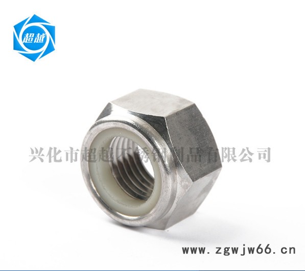 不锈钢紧固件 304 316 DIN985  GB6184尼龙锁紧螺母 自锁螺母 防松螺母 非标螺母图2