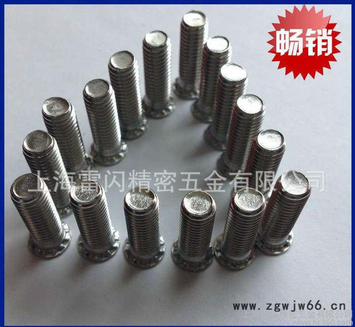 直销紧固件不锈钢压铆螺钉螺栓圆头压铆螺丝 FHS-M8-L系列t型螺母图2