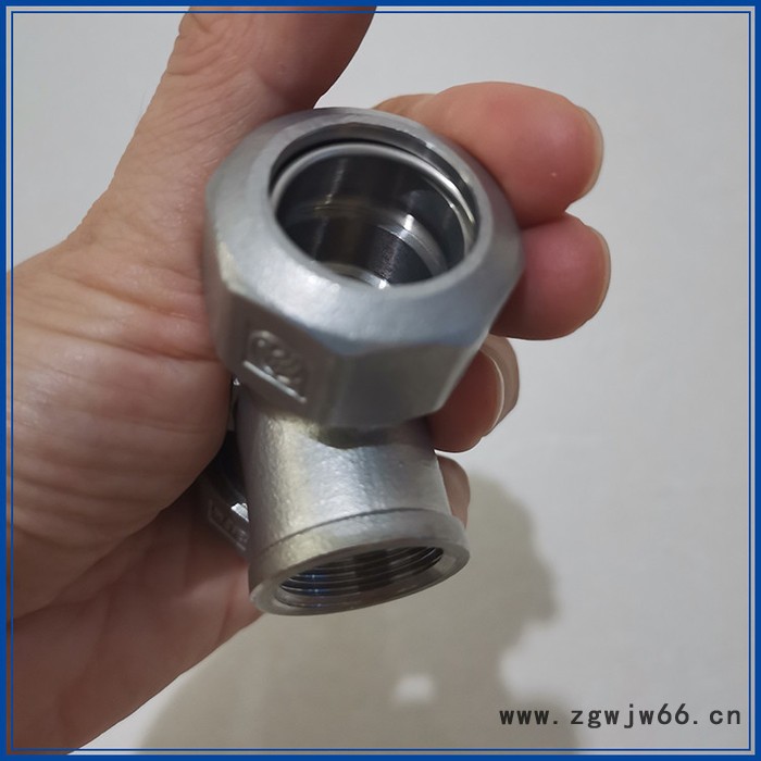 佳铸 不锈钢带弹簧带螺母三通 可量身定做 OEM 源头厂家图2