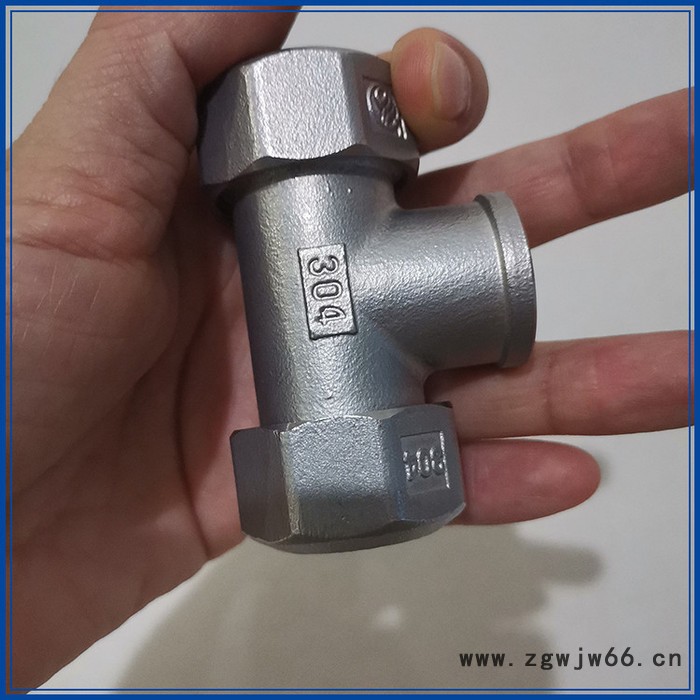 佳铸 不锈钢带弹簧带螺母三通 可量身定做 OEM 源头厂家图4