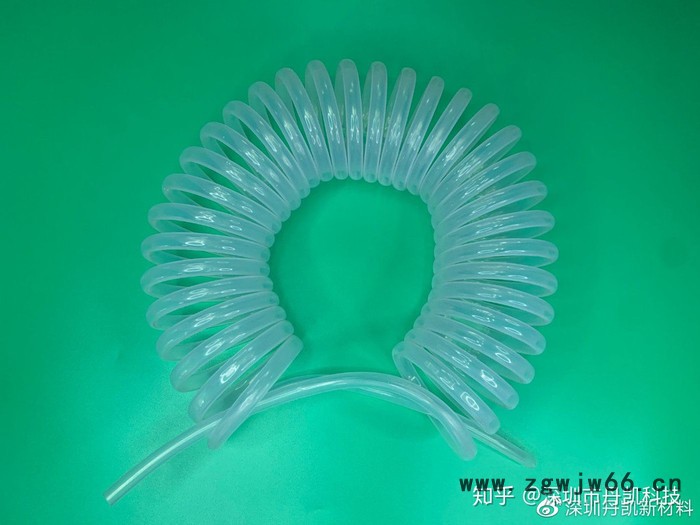丹凯-FEP管耐腐蚀耐高低温透明铁氟龙盘旋管 弹簧伸缩管图4