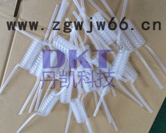 丹凯-FEP管耐腐蚀耐高低温透明铁氟龙盘旋管 弹簧伸缩管图2