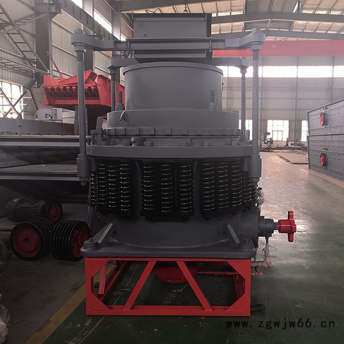 邦隆PYZ1750大型圆锥破碎机 新型复合CS弹簧圆锥破碎机 鹅卵石辉绿岩硬石破碎设备生产线 粒型好 破碎比大图2