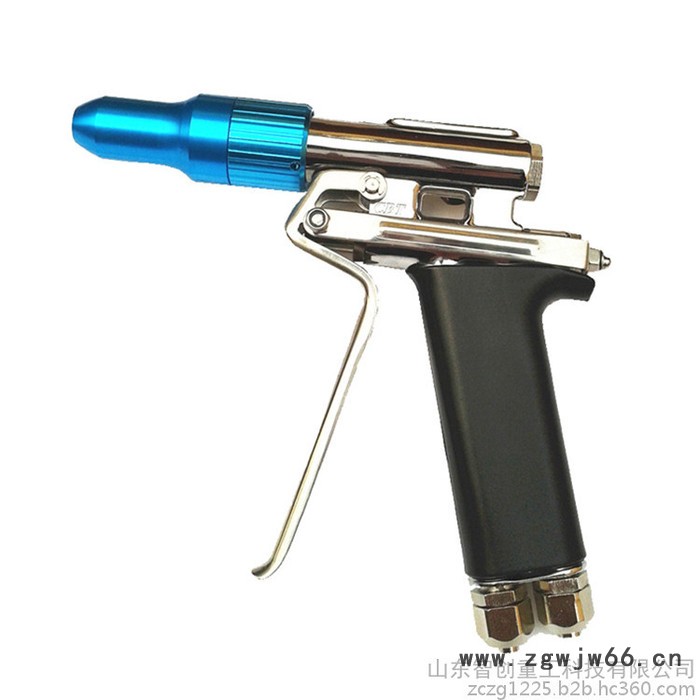智创ZC-020型金金属水气喷头 水气混合枪高压清洗喷头 无电精洗一体清洗设备双管水汽喷头图8