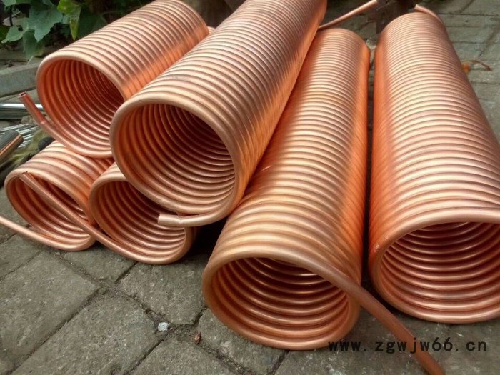 紫铜管折弯 弹簧状铜管加工 大口径紫铜管 紫铜方管 混批图3