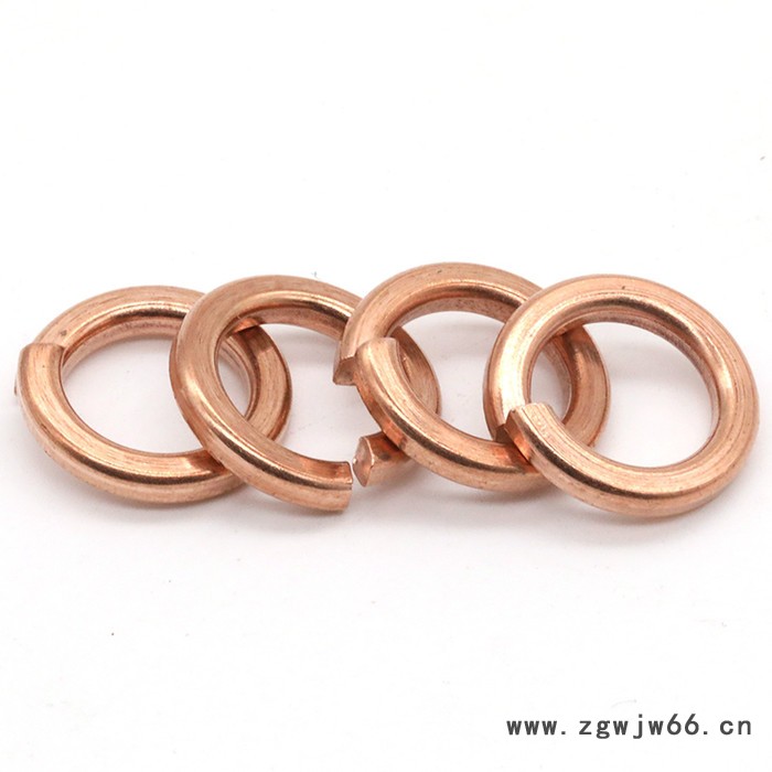 厦门沃螺特 铜弹垫 铜弹簧垫圈 铜弹介 铜开口垫圈  非标定做 螺丝批发 GB93图5