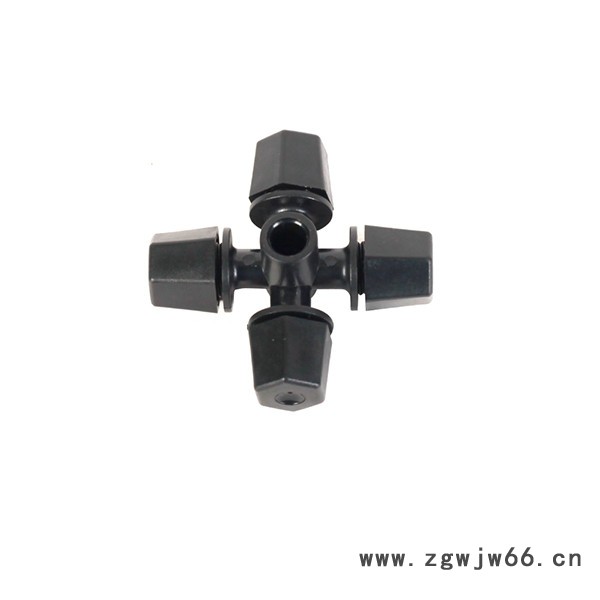 厦门华最灌溉MJ1301A 四出扣雾化喷头 一出四农业灌溉园艺大棚雾化喷头 全新料抗老化图3