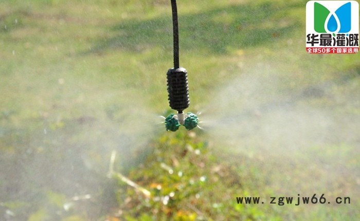 厦门华最灌溉MJ1301A 四出扣雾化喷头 一出四农业灌溉园艺大棚雾化喷头 全新料抗老化图2