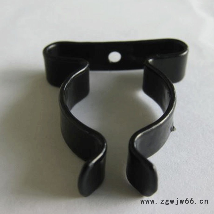 鑫惠雄TP11  吸顶灯环形灯管夹 不锈钢浸塑片弹簧 支架 T8卡扣图2