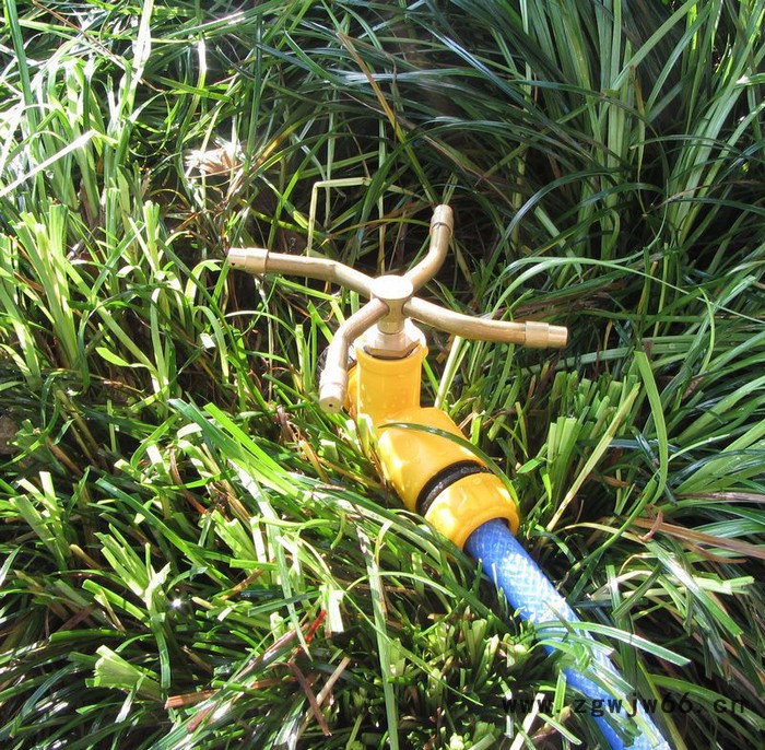 4分旋转铜微喷头 双喷嘴微喷头 三喷嘴旋转喷头360度旋转工厂批发图6