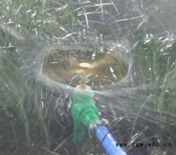 4分旋转铜微喷头 双喷嘴微喷头 三喷嘴旋转喷头360度旋转工厂批发图3